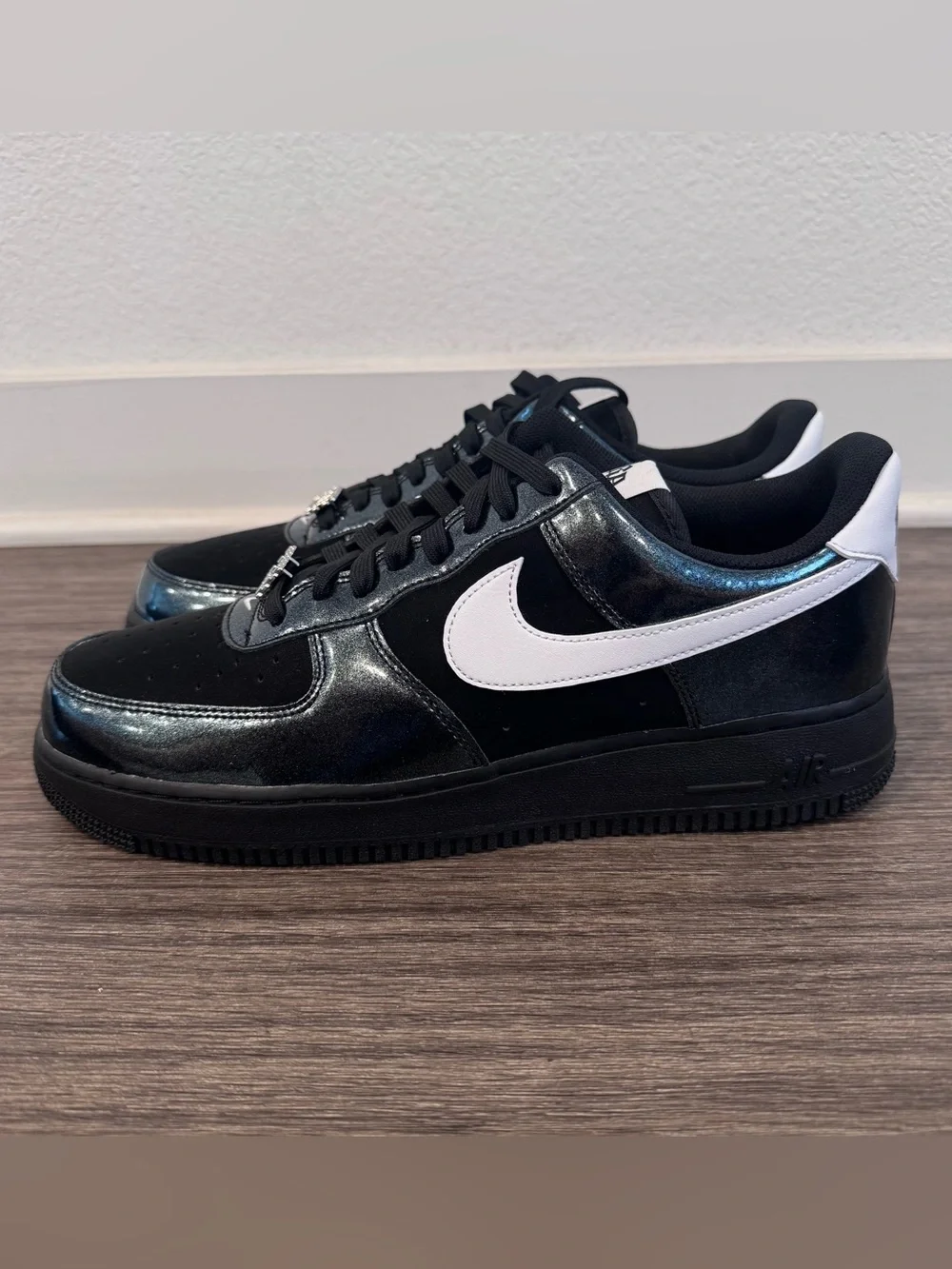 Nike Air Force 1 Low '07 LV8 Glam Rock Black White  [IB6843-001] Sz 11